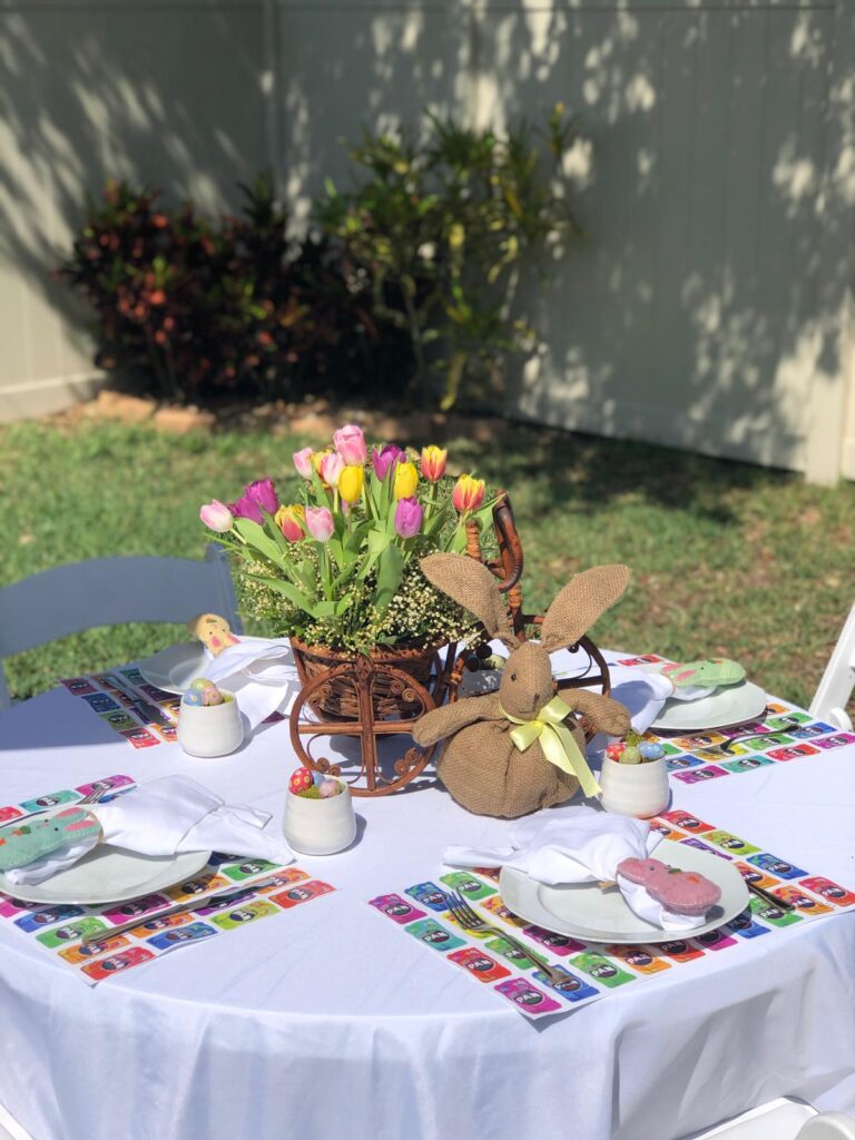 Candle and floral private event décor