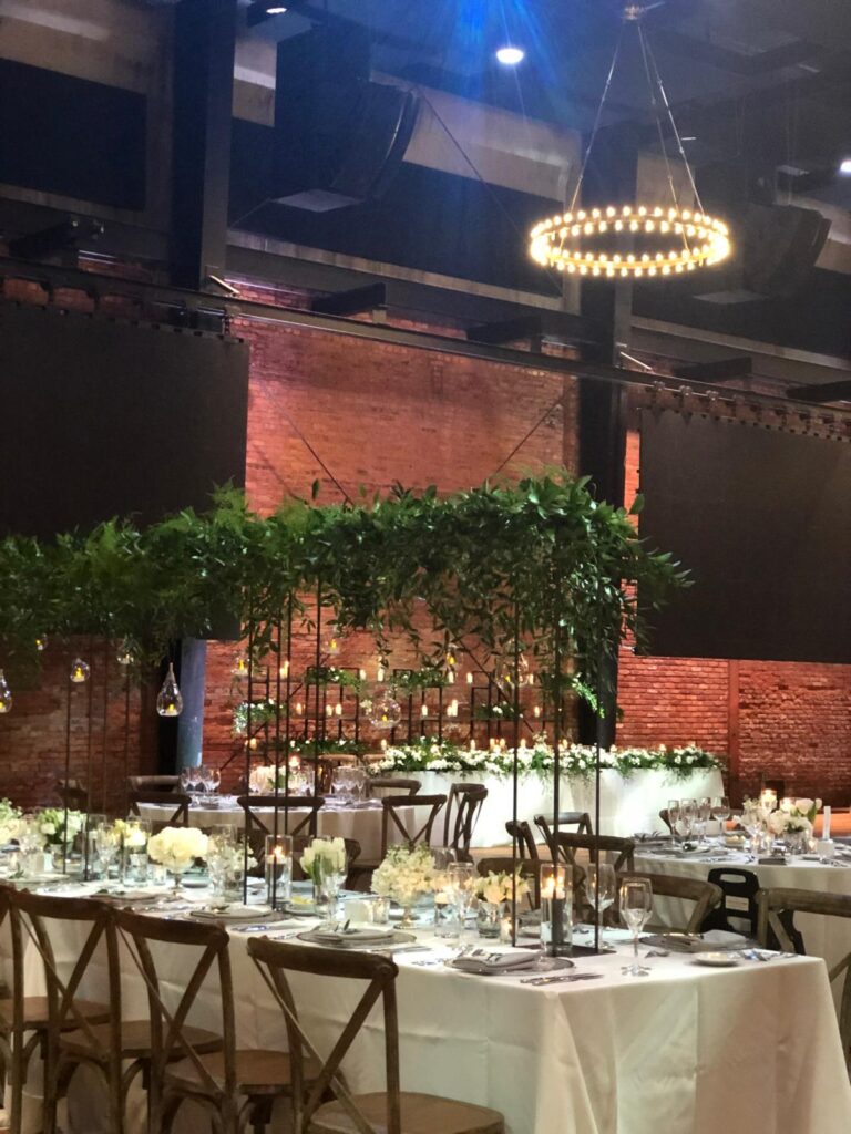 Floral corsage for wedding ceremony